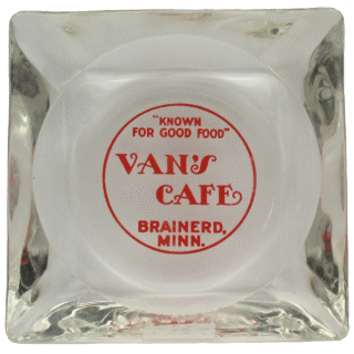 Van's Cafe Ash Tray (ca. 1945)